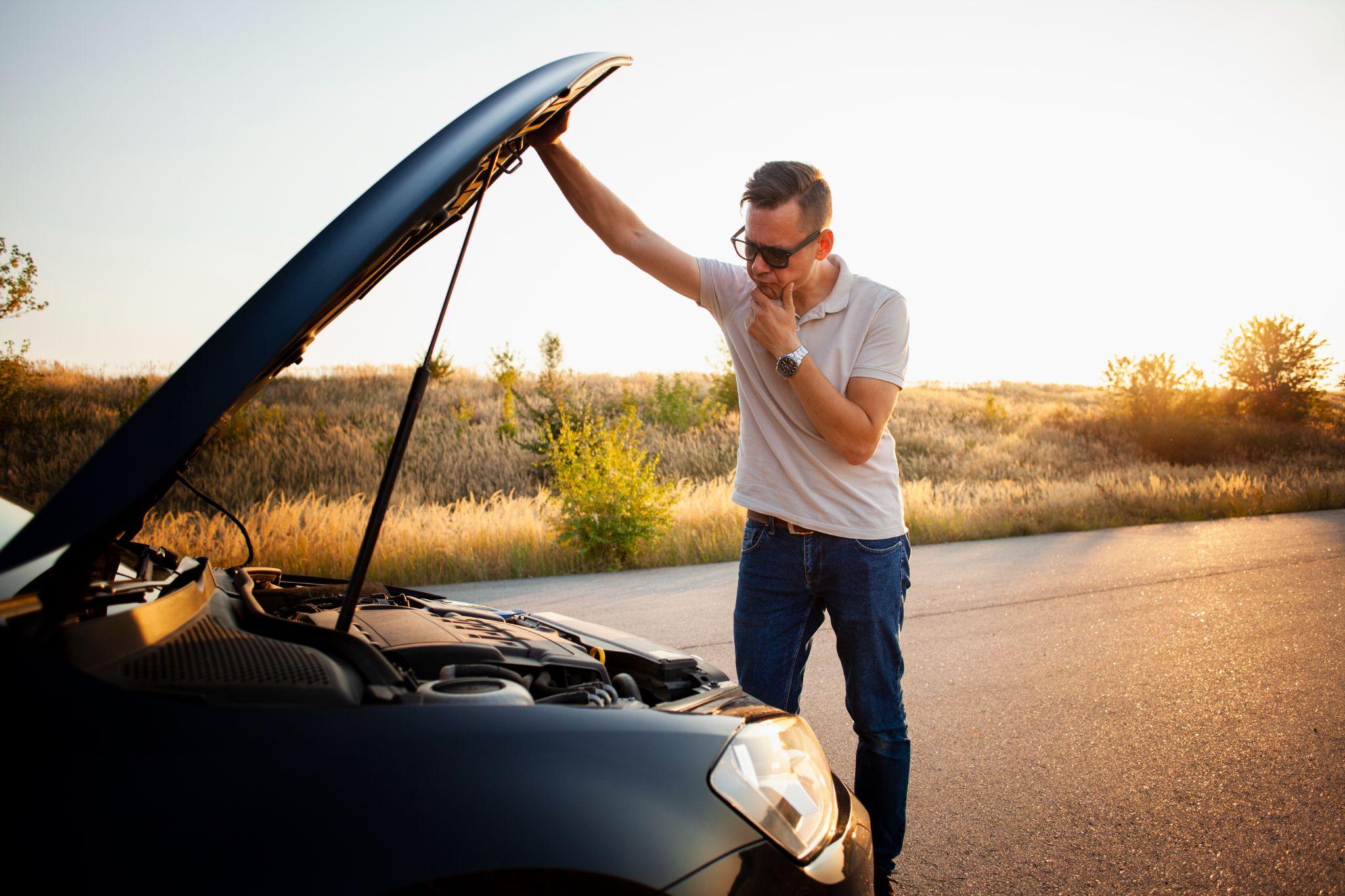 Examen d'une voiture d'occasion